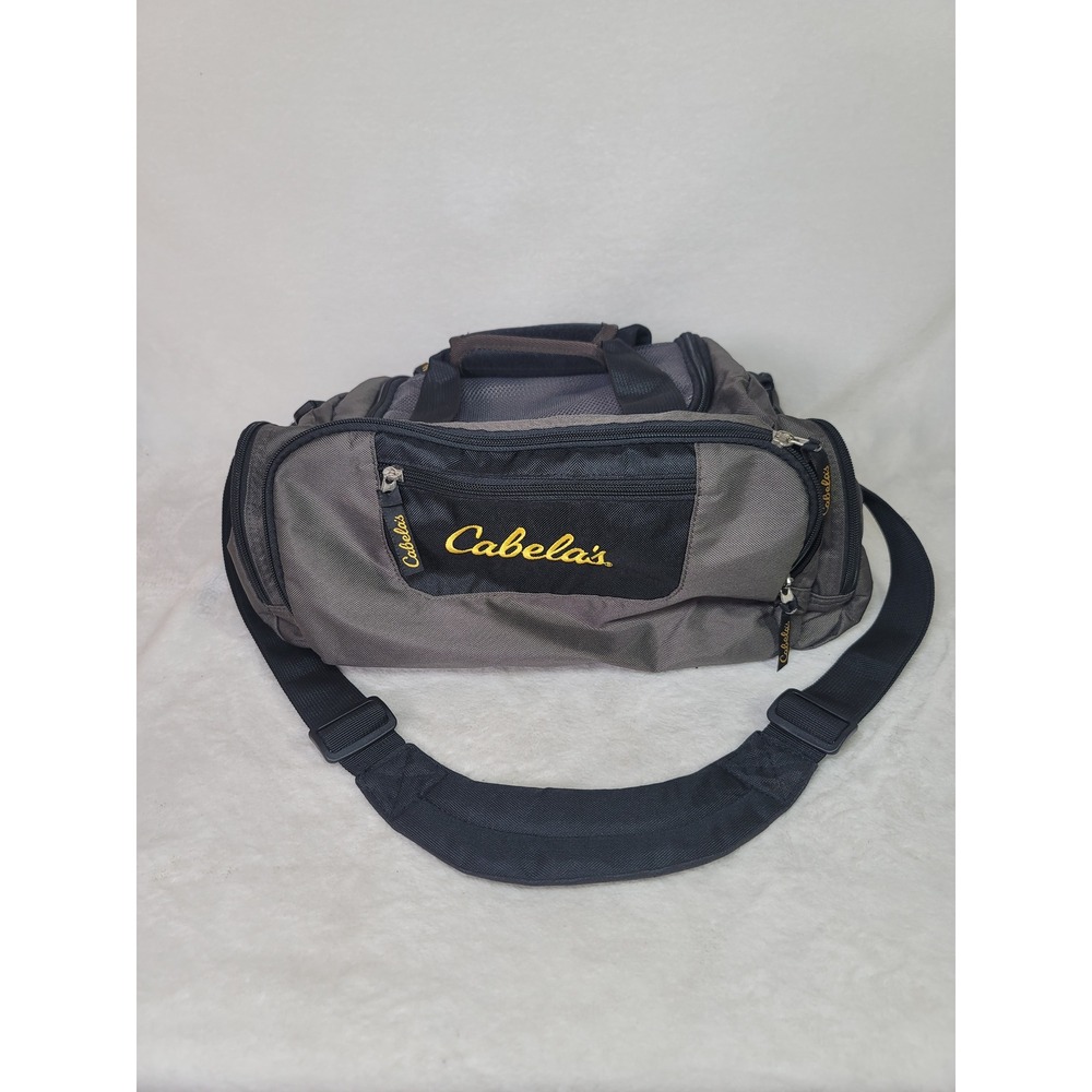 Cabelas Catch All Gear Bag Multi Pocket Shoulder‎ Strap Utility Duffel 16x10x9.5
